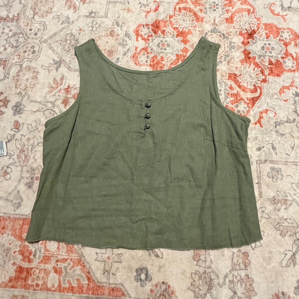 Free people cropped tank top